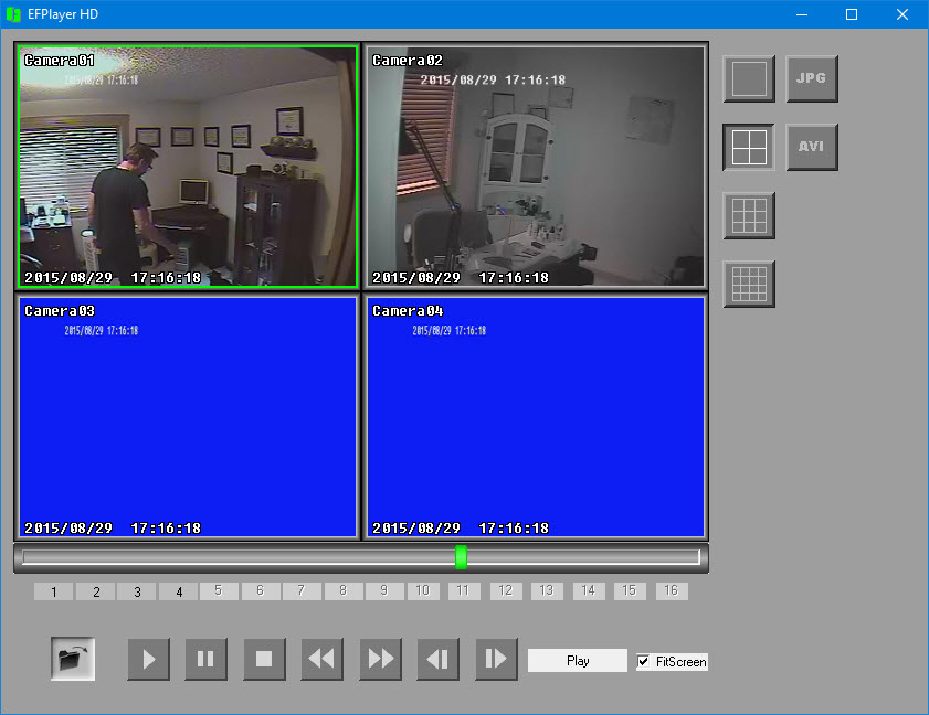 EFPlayer Interface from Everfocus
